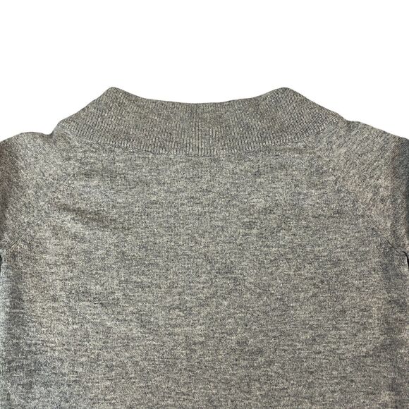 Ann Taylor Sweater Women Small Gray Wool Cashmere Long Sleeve Crew Neck Pullover - Picture 11 of 13